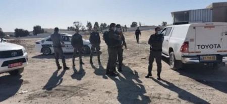 مواجهات بين المواطنين وقوات الشرطة في أعقاب تحريش أراضي الرويس في النقب